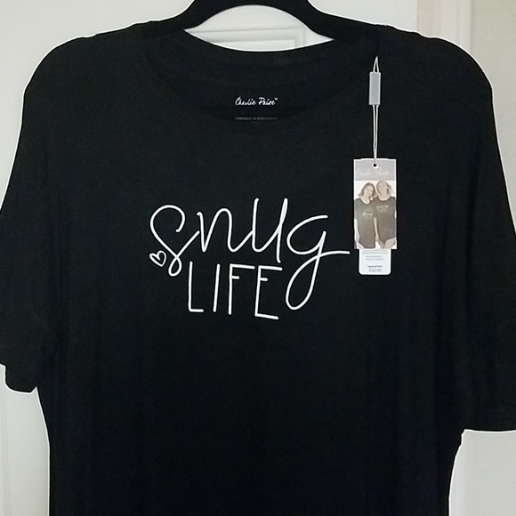 Charlie Paige Snug Life Sleep Shirt 